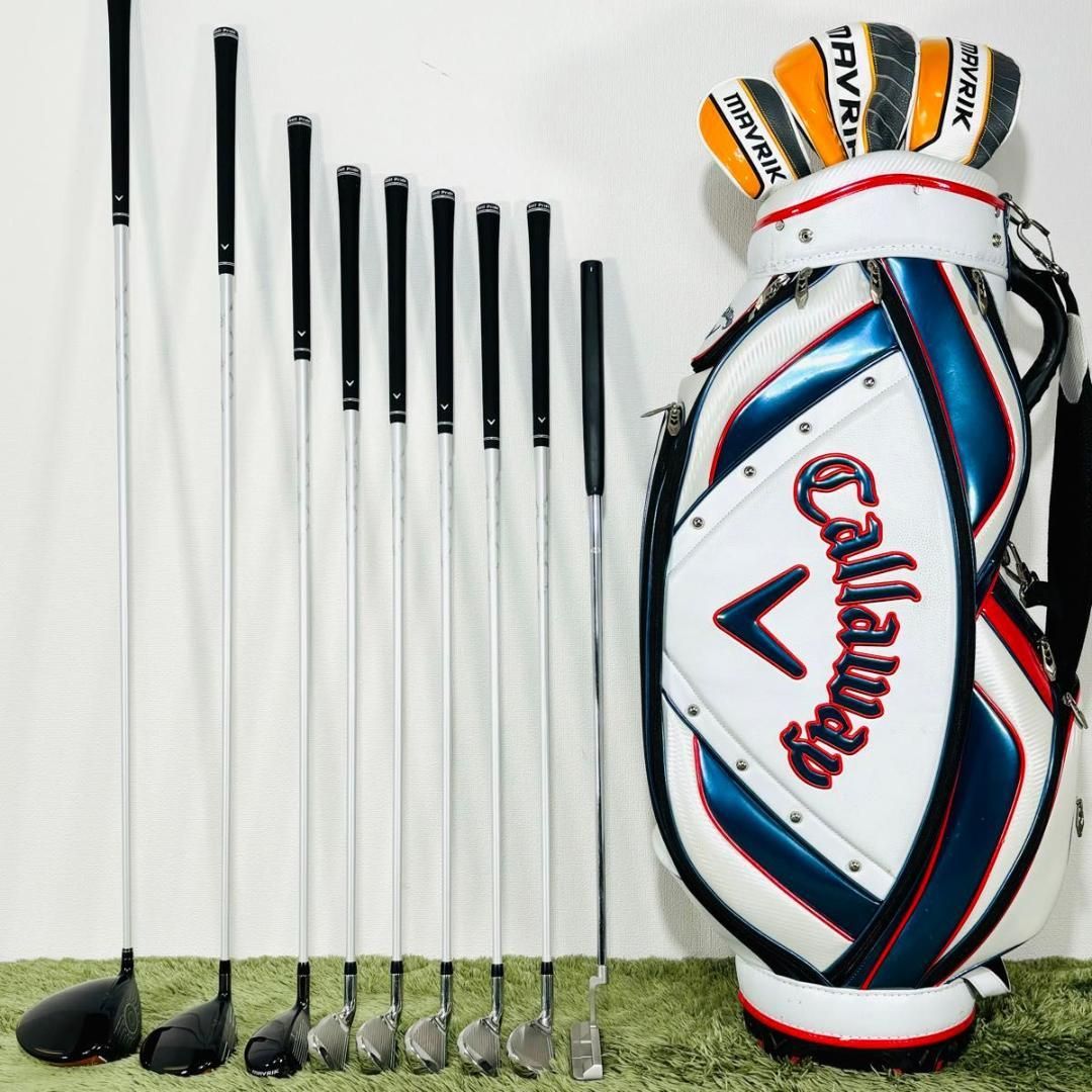 Callaway MAVRIK キャディバッグ マーベリック ゴルフ バッグ 中古】キャロウェイ マーベリック マックスライト キャディバック付き