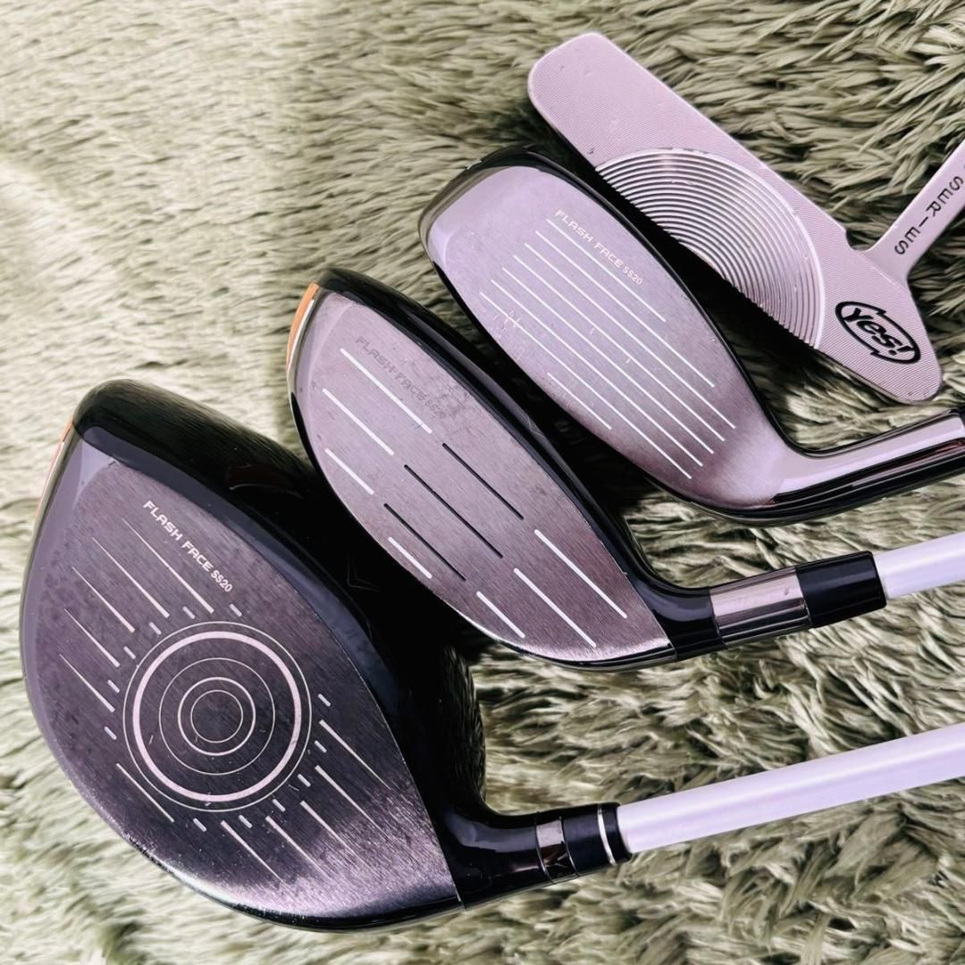 【中古】Callaway MAVRIK レディース 5W flex L 中古】キャロウェイ マーベリック マックスライト キャディバック付き