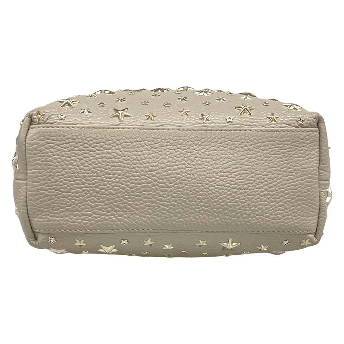 JIMMY CHOO(ジミーチュウ) トートバッグ ソフィアN/S グレー スタッズ 