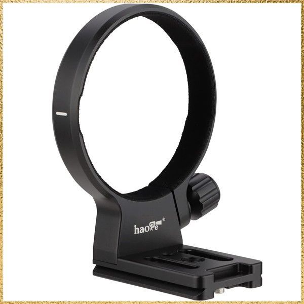 ☆彡送料無料でお届け☆彡 Haoge LMR-RF140 レンズカラー 三脚マウントリング Canon RF100-400mm F5.6-8用 USMレンズスタンドベース内蔵アルカタイプクイックリリースプレート