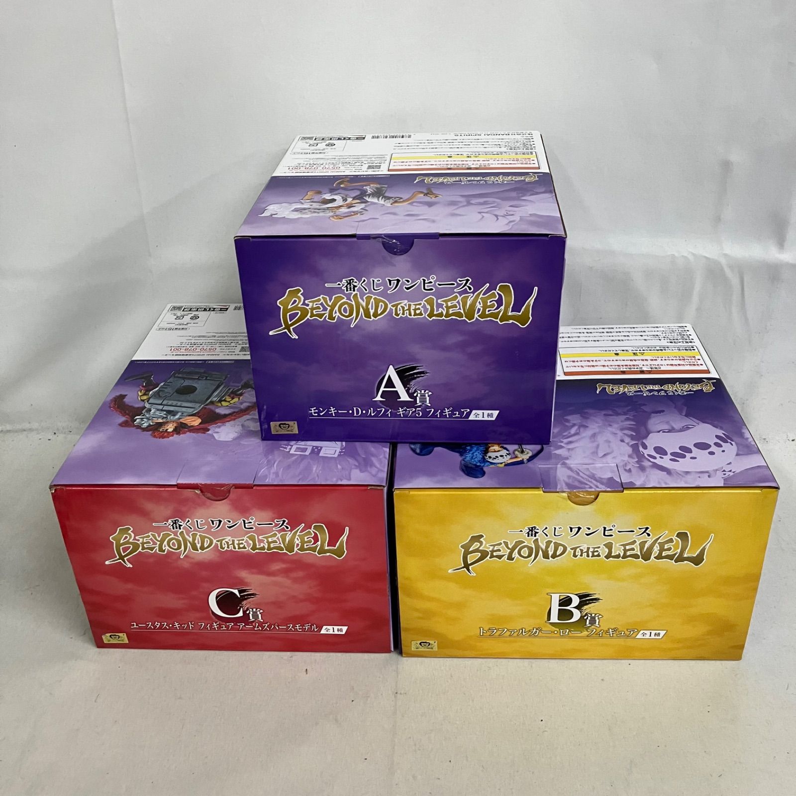 中古 一番くじ ワンピース BEYOND THE LEVEL A・B・C賞 フィギュア 3個 