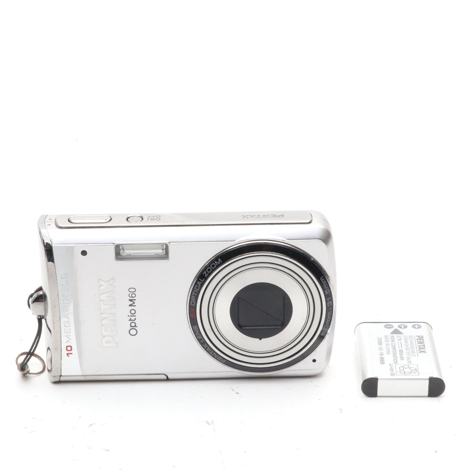 PENTAX Optio M60 シルバー デジタルカメラ - メルカリ