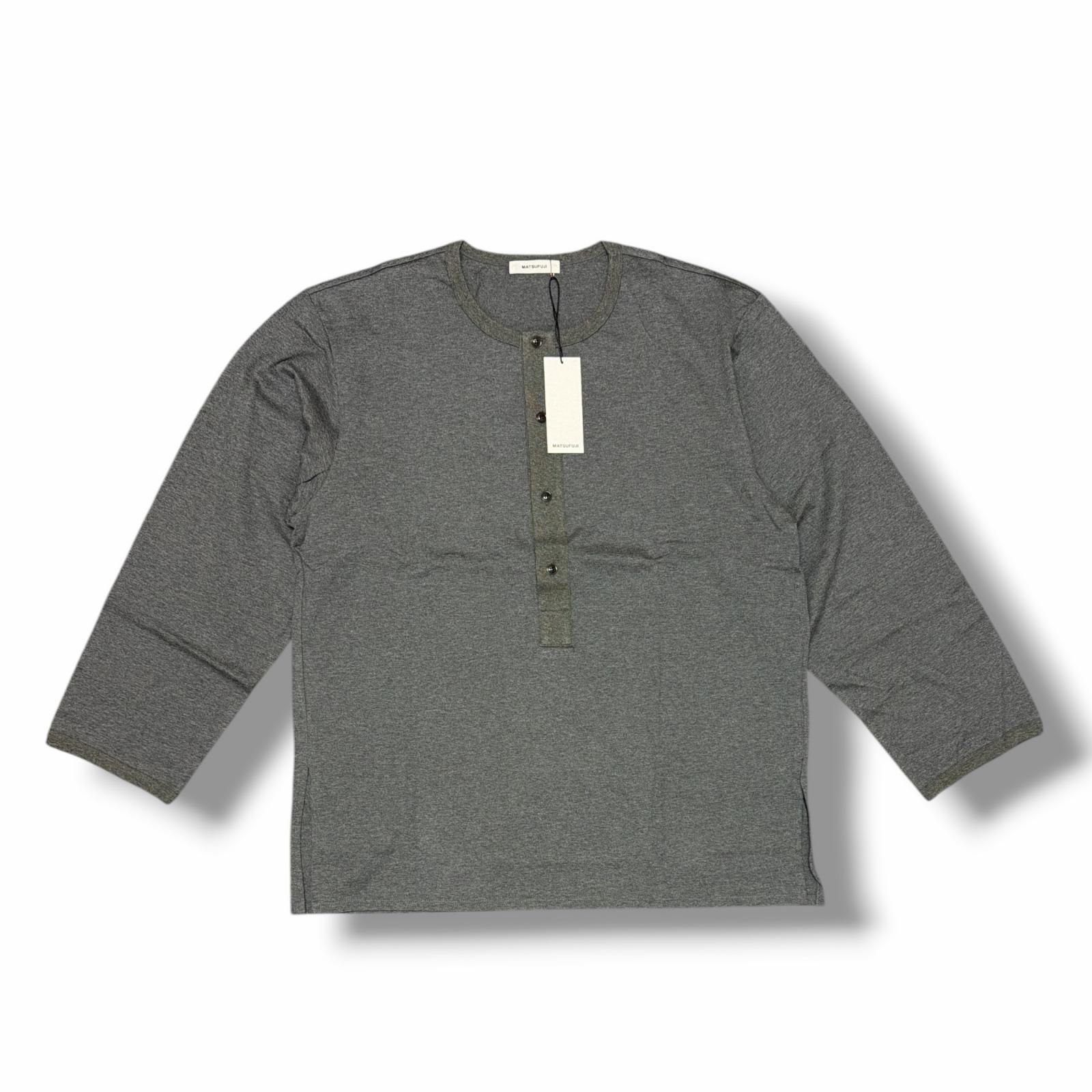 MATSUFUJI 2025aw カットソー 参考上代20900円 未使用 MATSUFUJI 25SS Henley Neck Long Sleeve