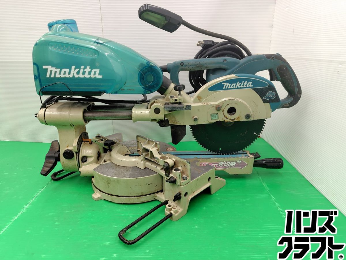 ☆【中古】マキタ makita スライドマルノコ LS0814F ※ジャンク品　ライト無灯　カバー欠品　【引取限定】