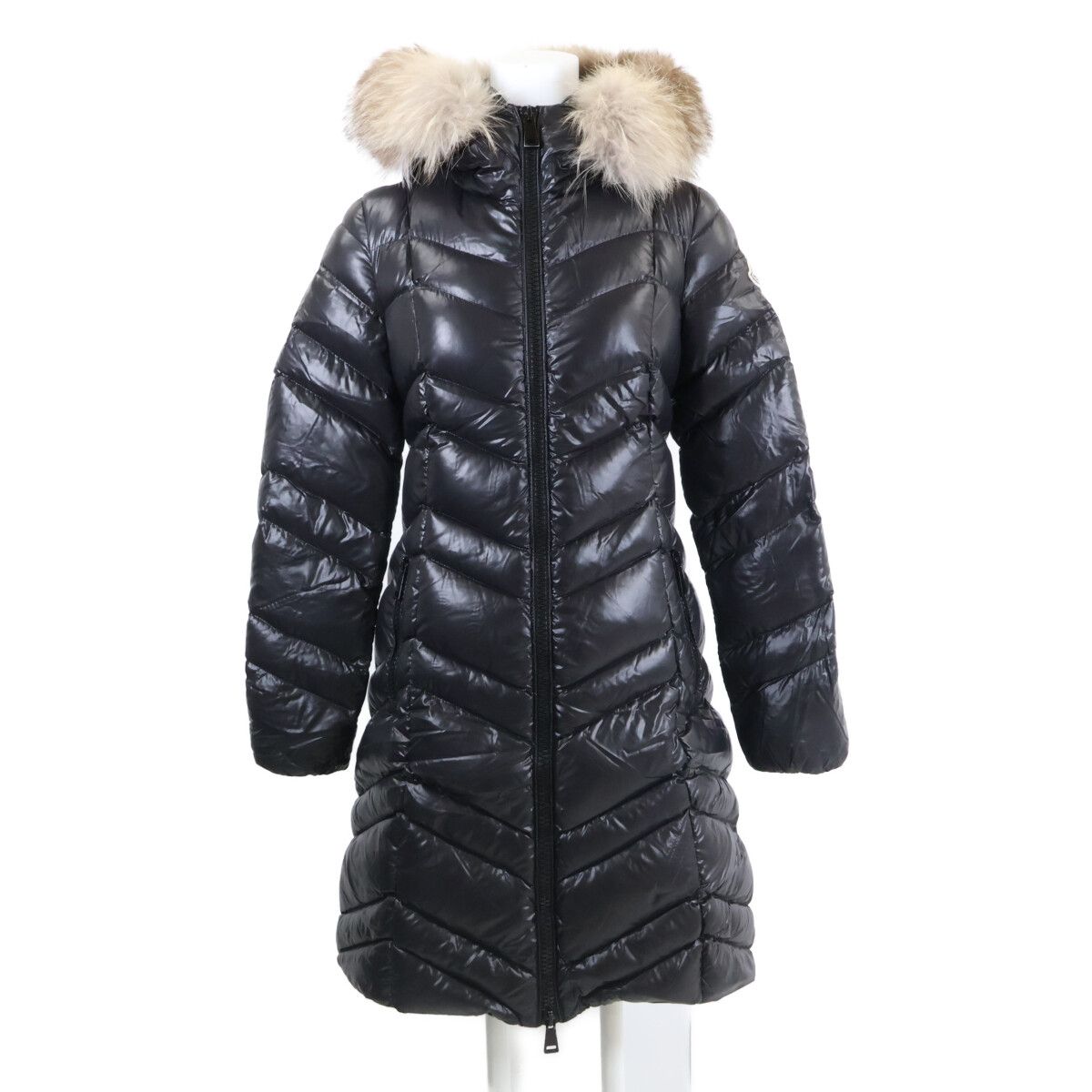 MONCLER モンクレール D20934934425 FULMAR ファー付フーディロング 