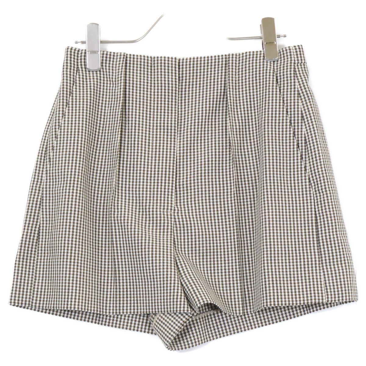FENDI　フェンディ　【美品/国内正規】FJ7292/FR6410 AKSM ガンクラブチェック ショートジャケット/ショートパンツ セットアップ　38/38