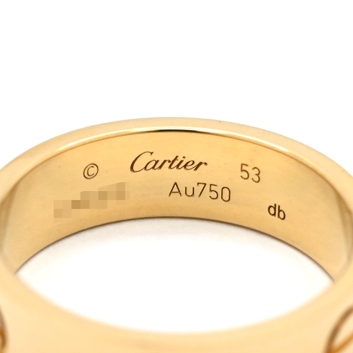 カルティエ Cartier リング 指輪 ラブリング イエローゴールド #53 
