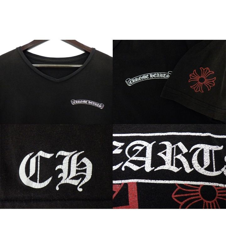 クロムハーツ CHROME HEARTS 【 CH T SHRT 】 スクロールラベル バック