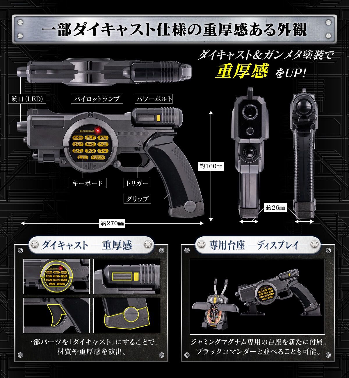 ブラックコマンダー&ジャミングマグナムセット 30th ANNIVERSARY