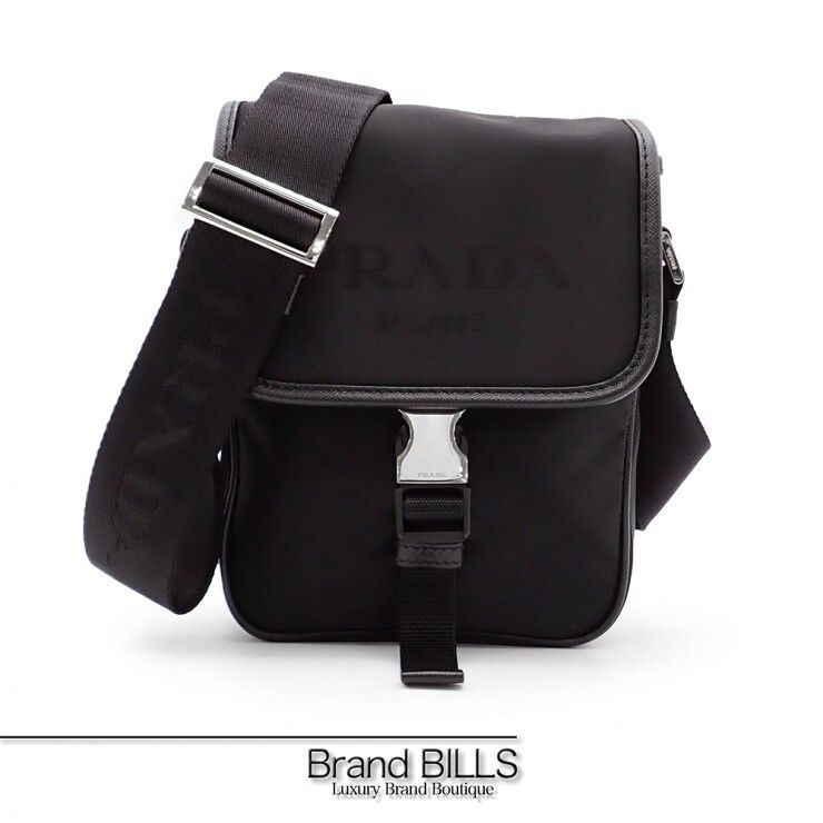 未使用品 PRADA プラダ ショルダーバッグ 2VD028 テスート ジャガード 