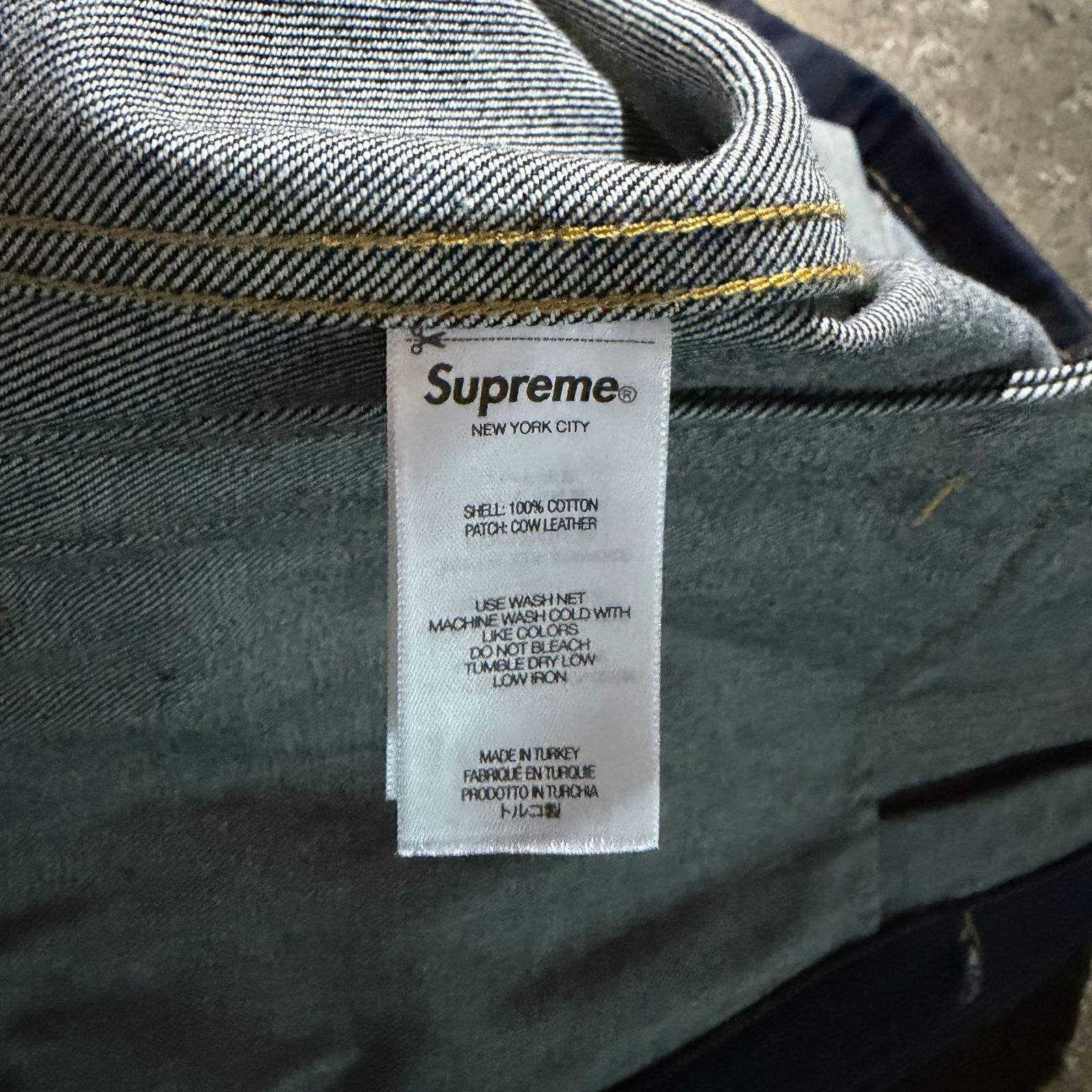 Supreme x Marithé + François Girbaud 25ss X-Seam Denim Trucker 