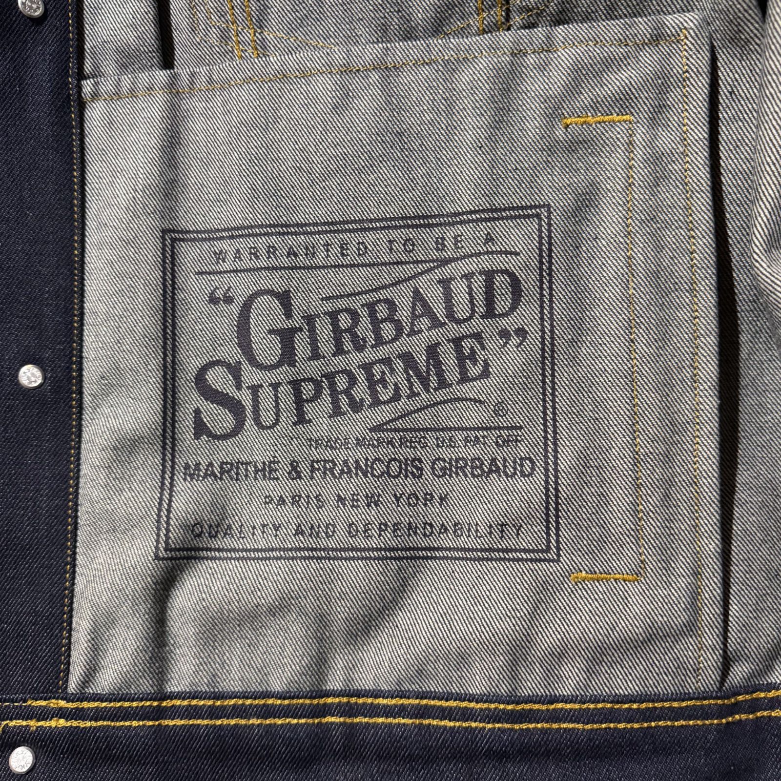 Supreme x Marithé + François Girbaud 25ss X-Seam Denim Trucker