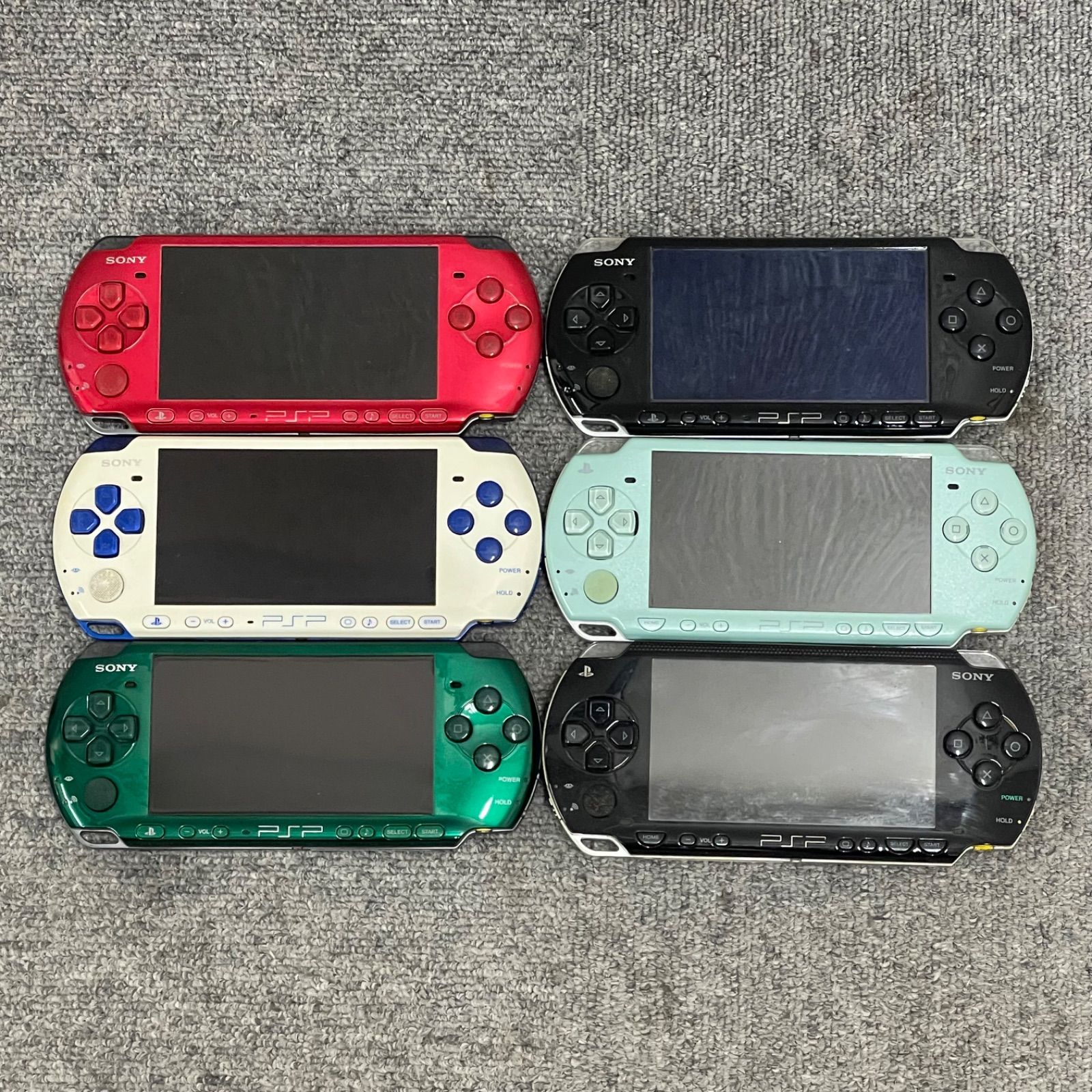 【NPA】ジャンク SONY PlayStation Portable PSP 6台 まとめ