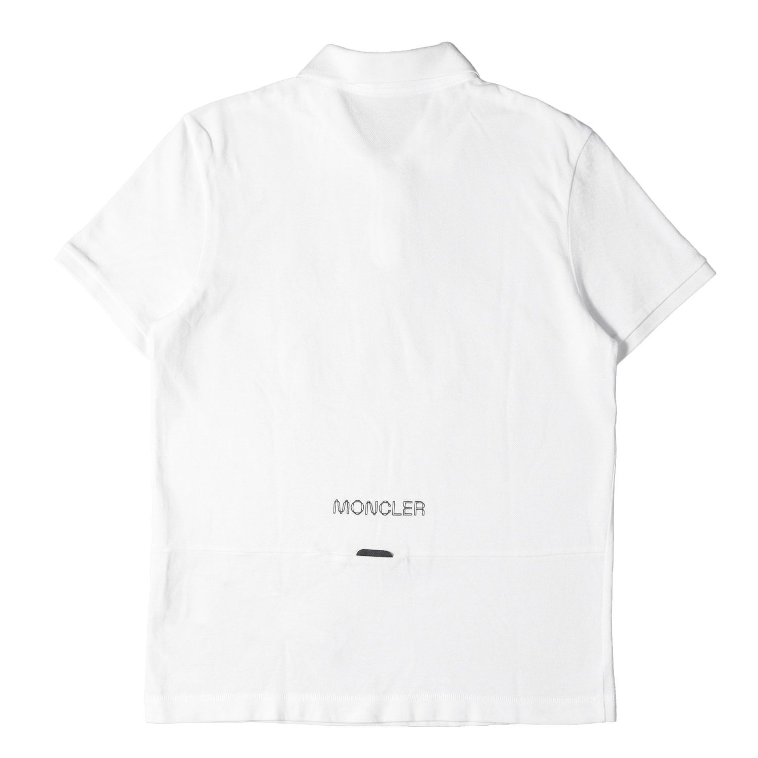 美品】MONCLER モンクレール ポロシャツ ホワイト 白 サイズ:M | 24SS