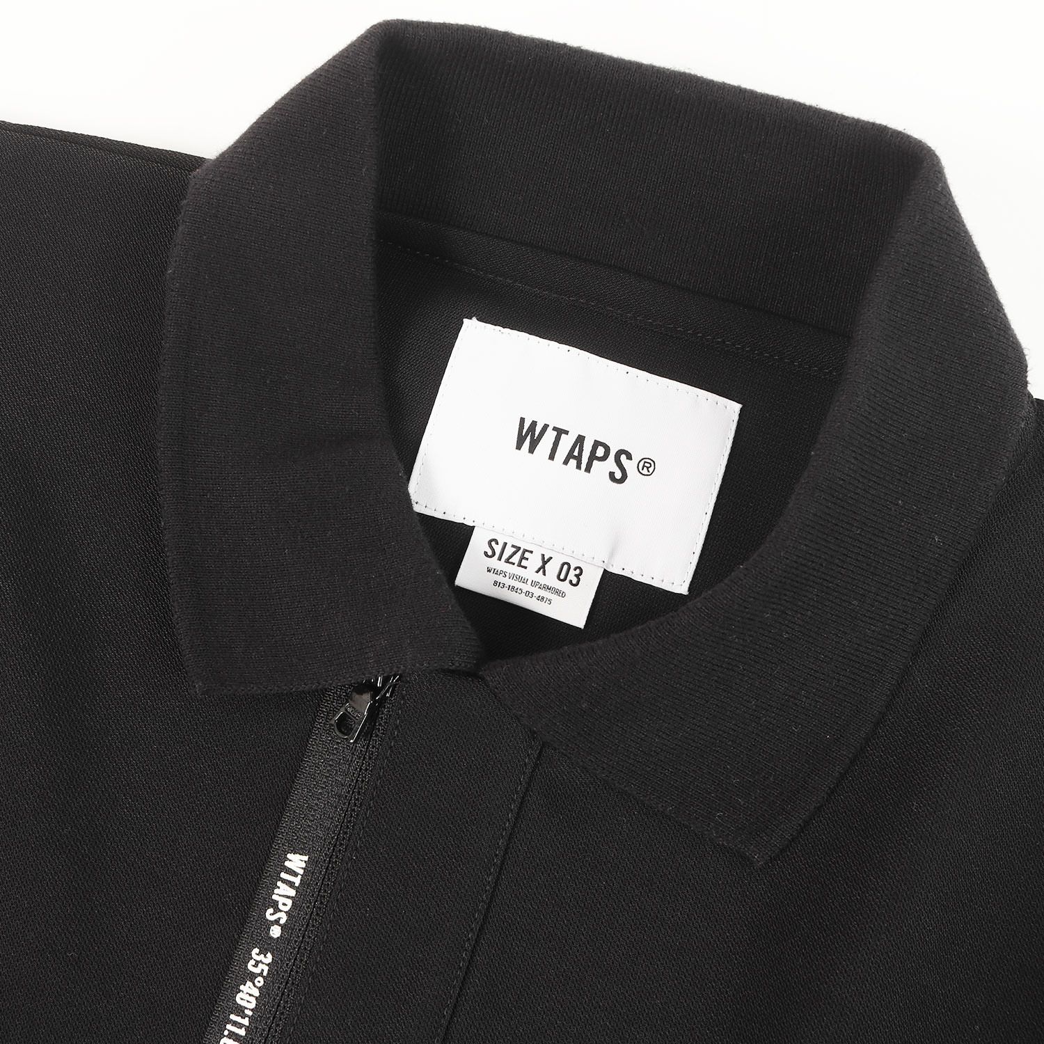 美品】WTAPS ダブルタップス ポロシャツ ブラック 黒 サイズ:L | 23SS 