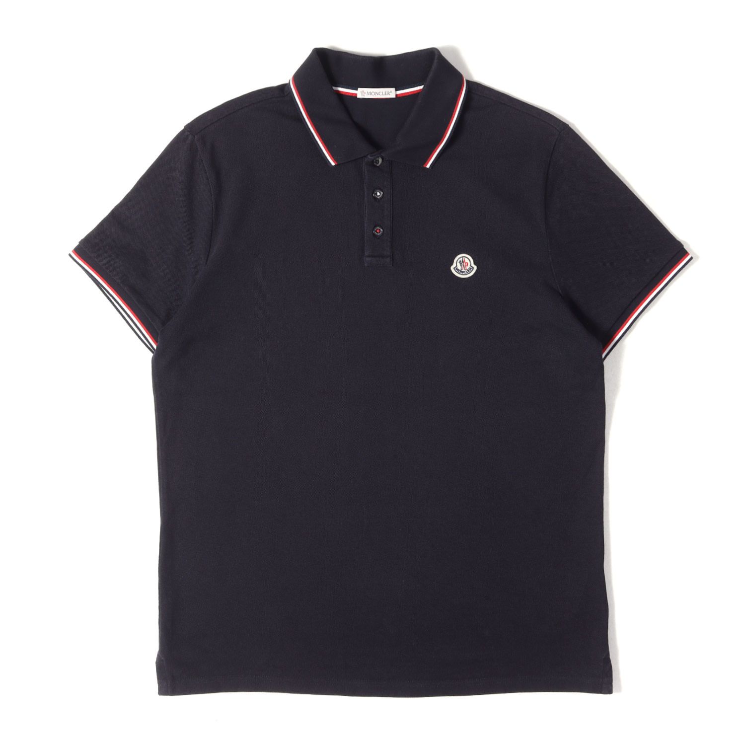 MONCLER モンクレール ポロシャツ ネイビー 紺 サイズ:L | 24SS