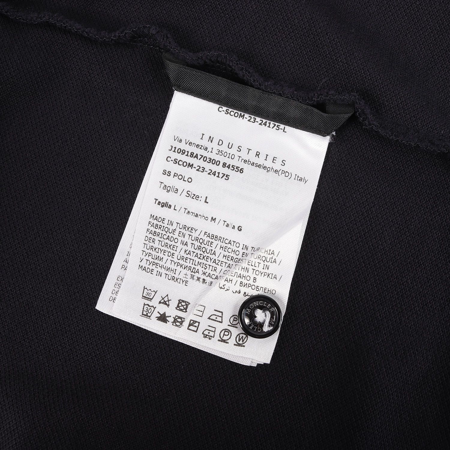 MONCLER モンクレール ポロシャツ ネイビー 紺 サイズ:L | 24SS 