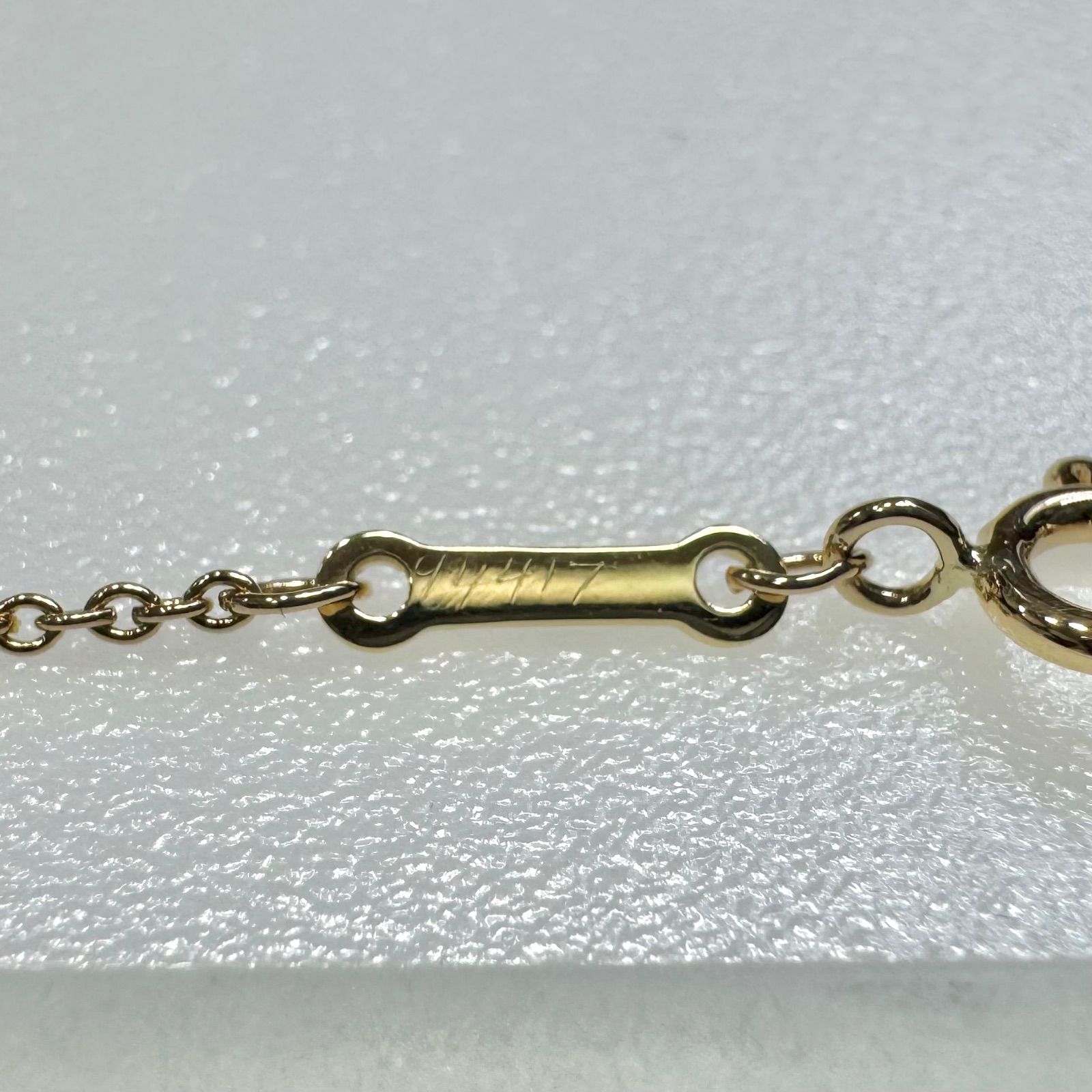 Tiffany バイザヤード ネックレスK18PG 750 ダイヤ 箱付き正規品