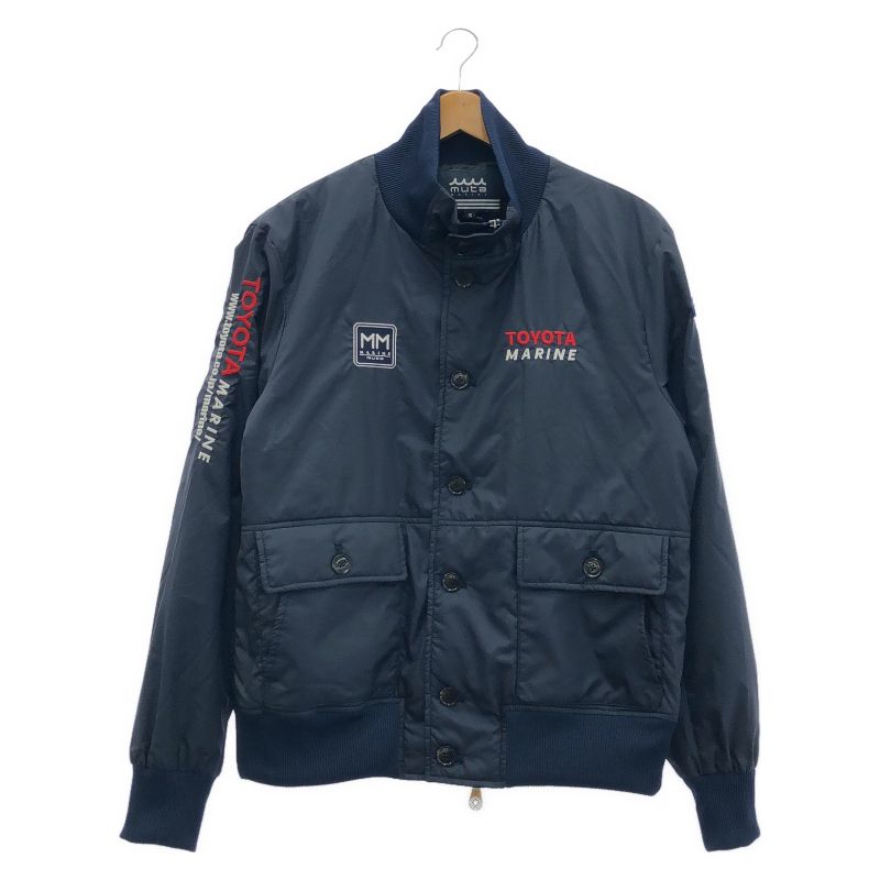 【中古】muta 中綿ブルゾン サイズ5 ネイビー MMJC-443050 TOYOTA ムータ トヨタ[19][249008280304] 中古】muta 中綿ブルゾン サイズ5 ネイビー MMJC-443050 TOYOTA ムータ