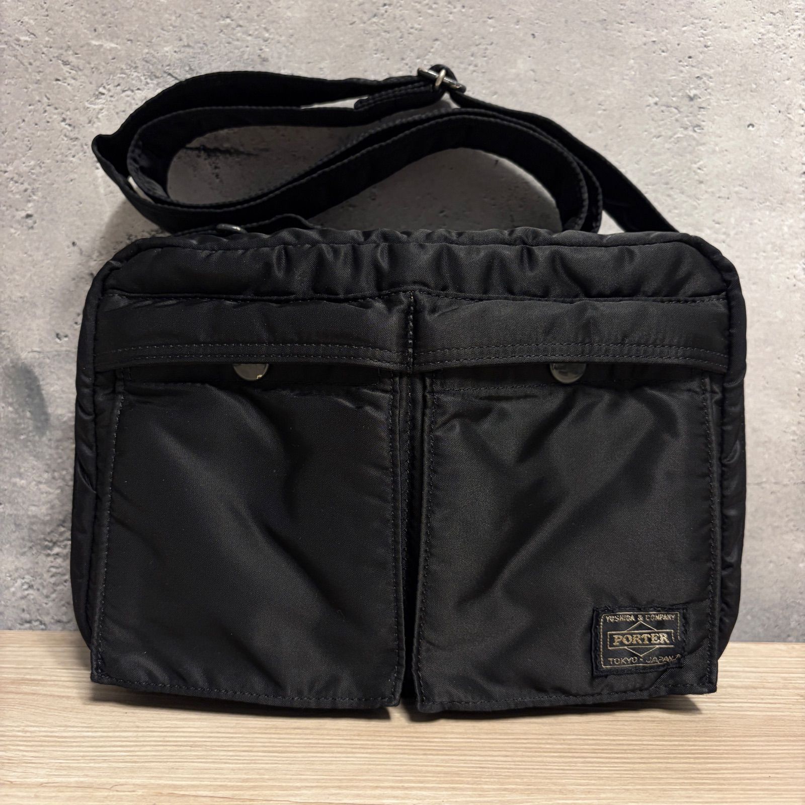 🍀 ✨PORTER タンカー ショルダーバッグ ブラック 旧ファスナー 吉田