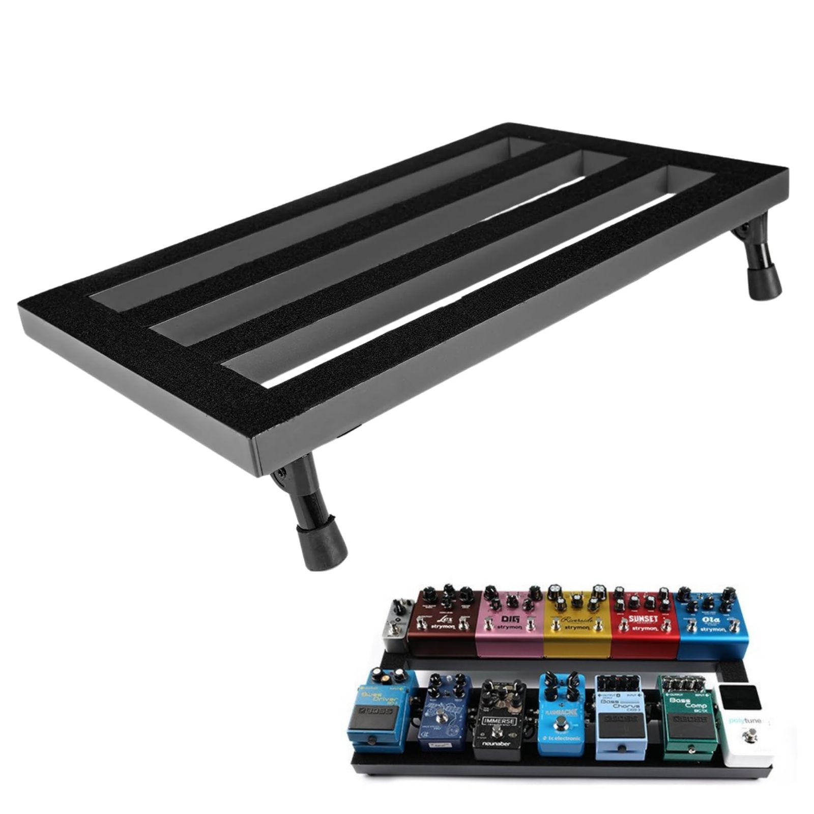 COZENTA ギター エフェクターボード 軽量 アルミ合金 傾斜型 ペダルボード 携帯式 (56x32) [56x32] 5,088円