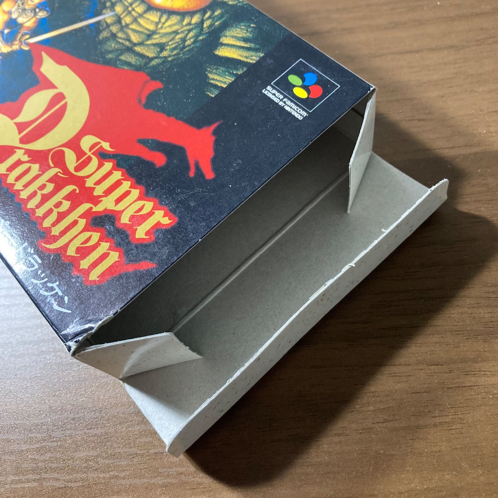 スーパードラッケン スーパーファミコン ソフト 箱付き 説明書付き 3