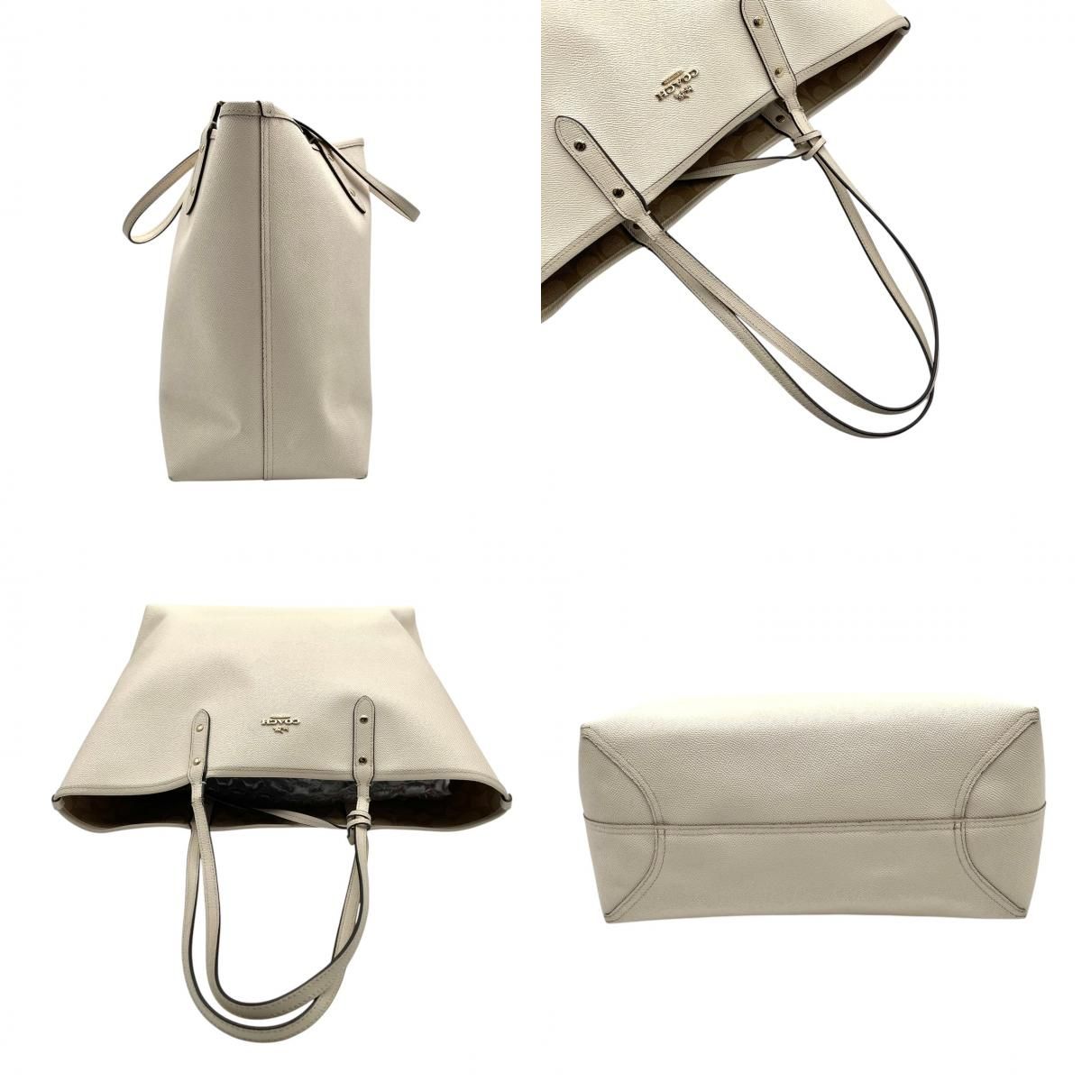 良品】 コーチ COACH トートバッグ シグネチャー PVC レザー 