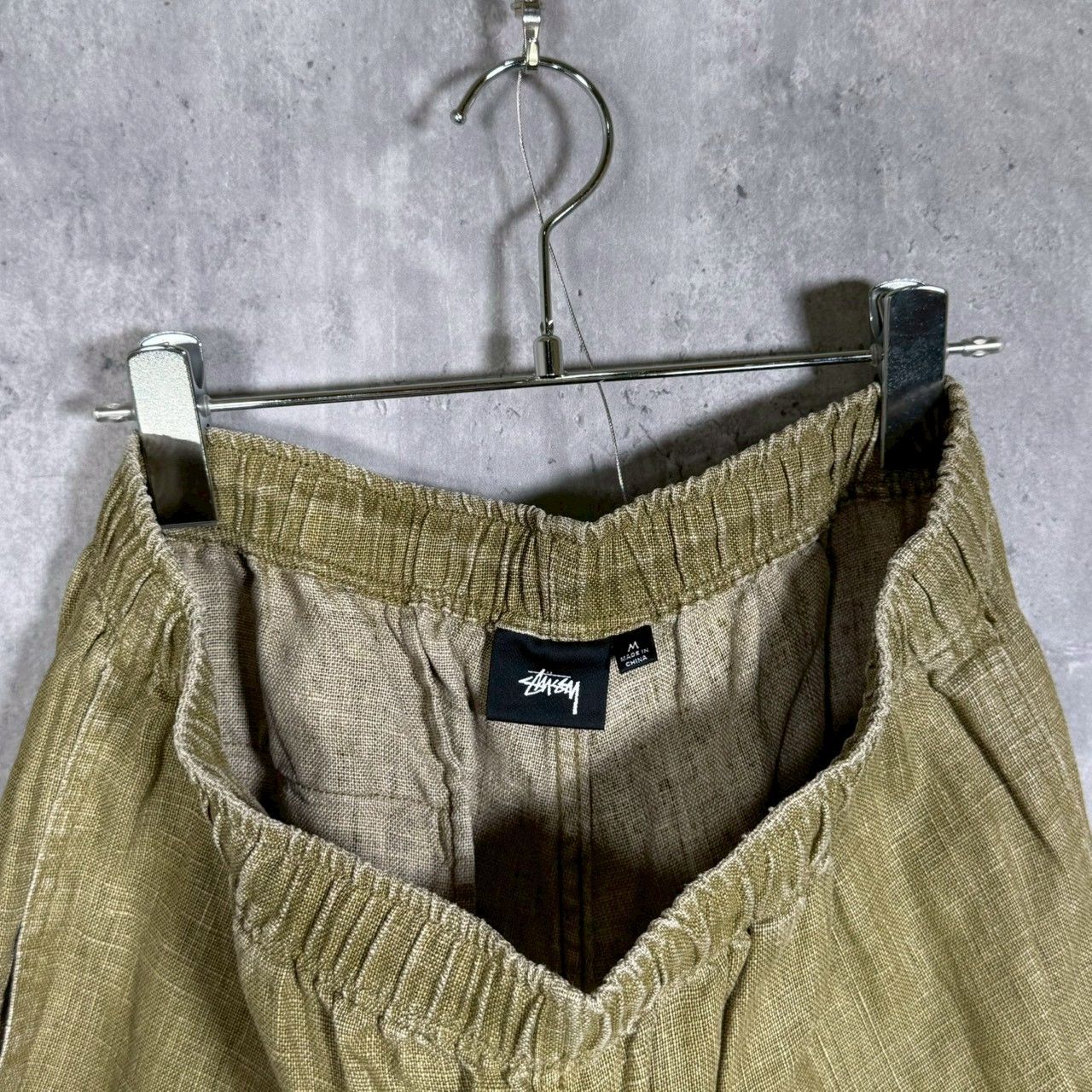 stussy』ステューシー（M）BOXY LINEN SHORTボクシーリネンショーツ