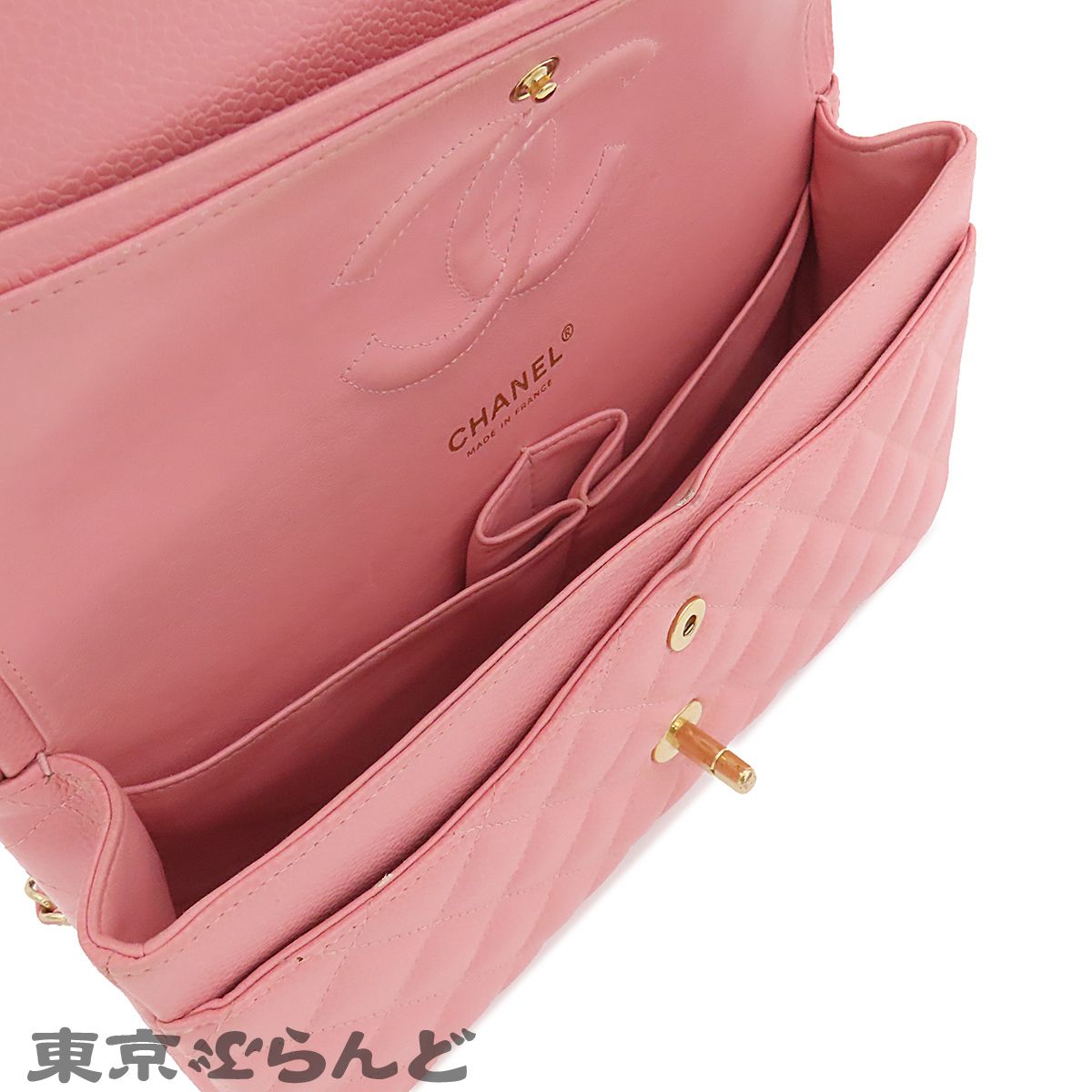 シャネル CHANEL ショルダーバッグ A01112 ピンク ゴールド金具