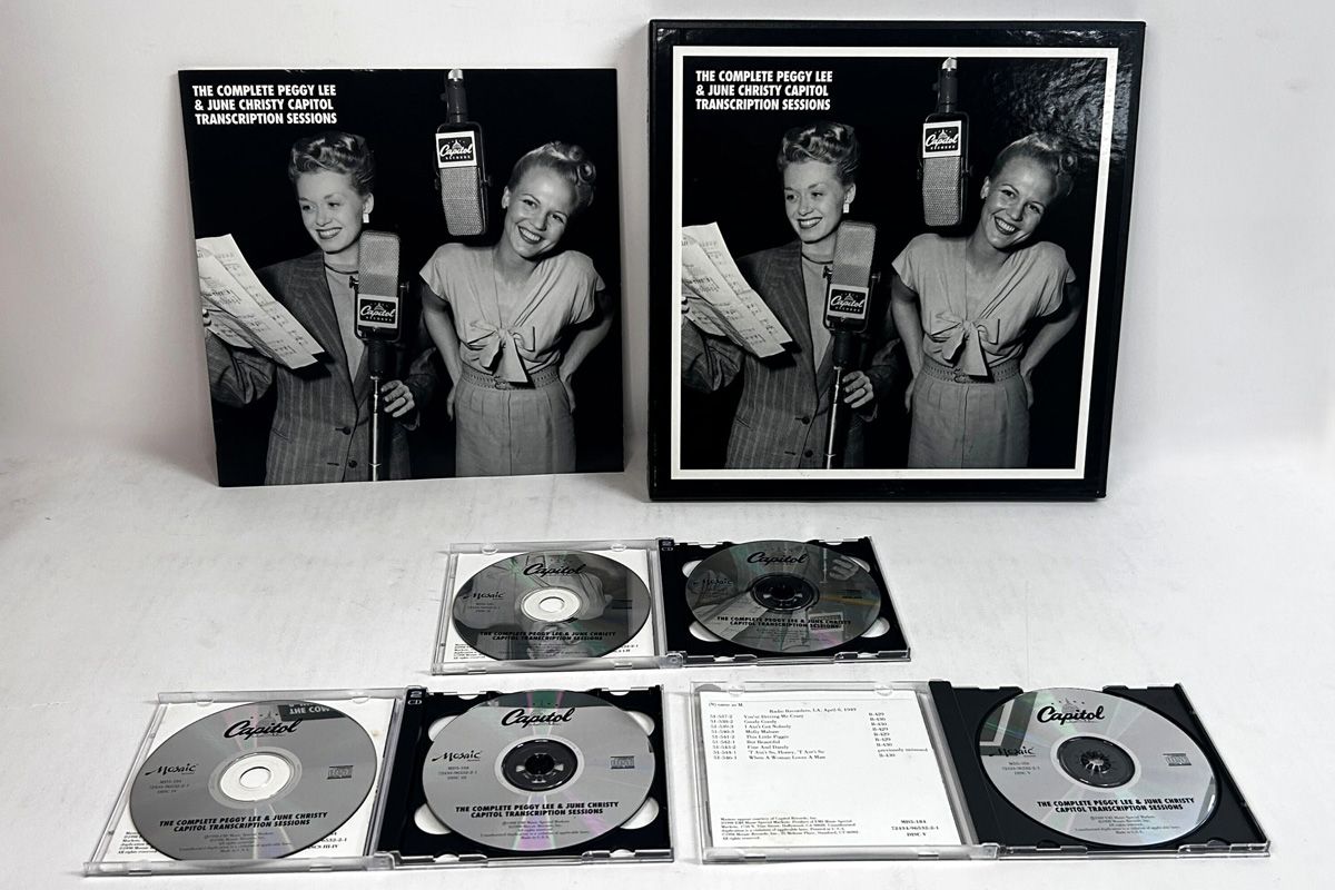 5discs CD Peggy Lee & June Christy Complete Peggy Lee & June Christy Capitol Transcrip MD5184 MOASTIC /00580
