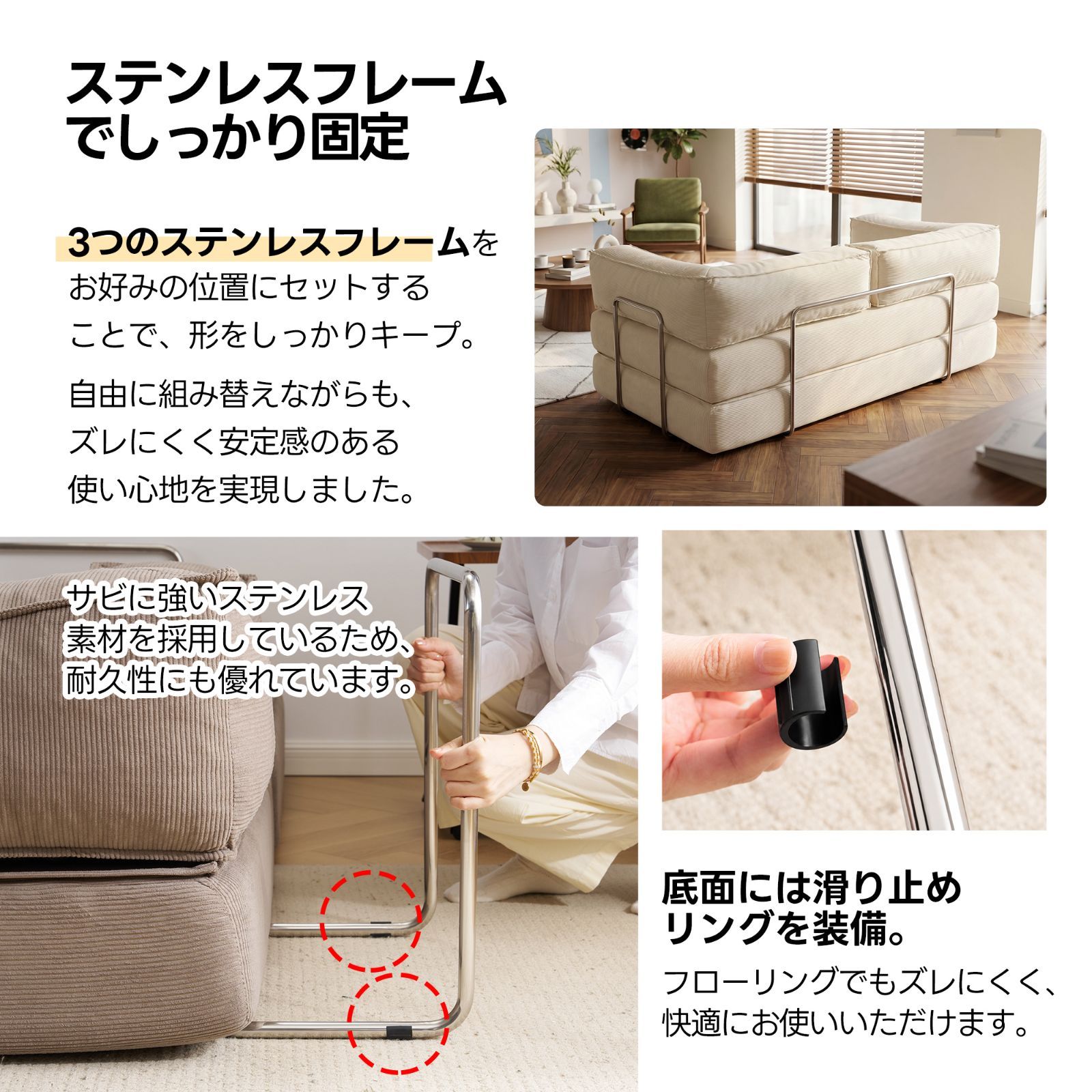 1000円OFFクーポン】ソファベッド 圧縮ソファ【幅180cm／完成品】3人