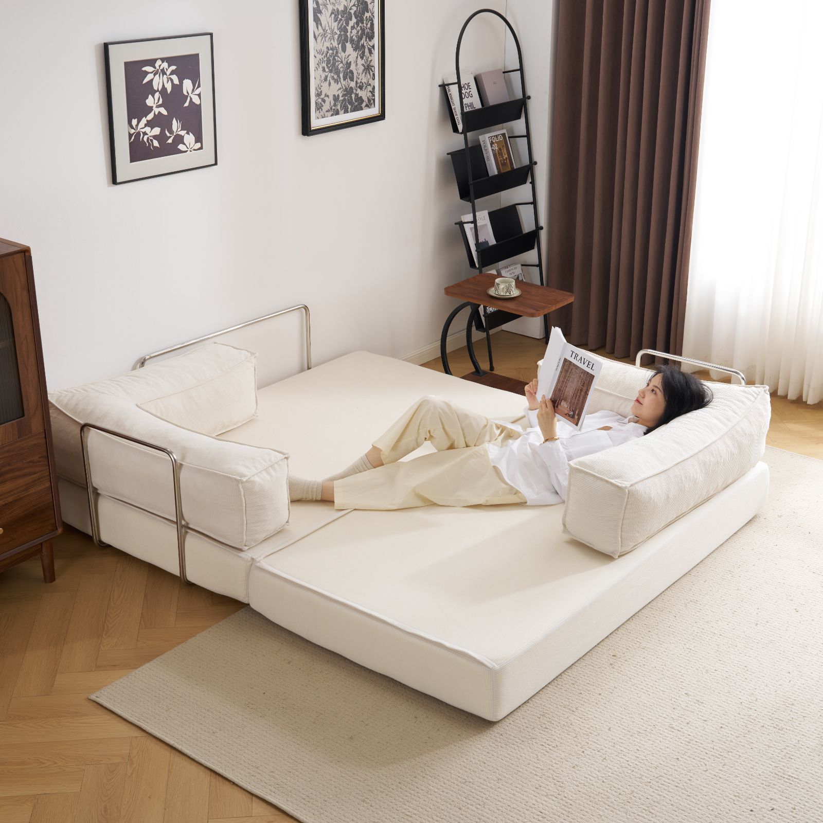 1000円OFFクーポン】ソファベッド 圧縮ソファ【幅180cm／完成品】3人