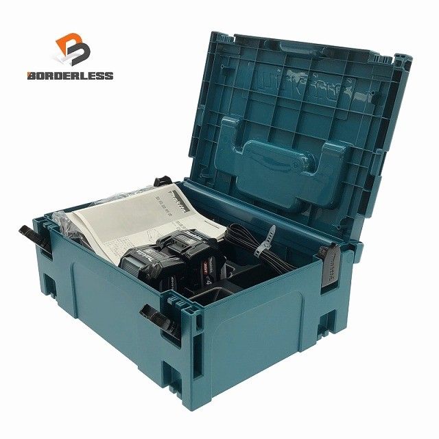 ☆未使用品☆makita マキタ 40Vmax 4.0Ah パワーソースキット XGT7 A-74821 バッテリー2個(BL4040F) 2口急速充電器(DC40RA)128953