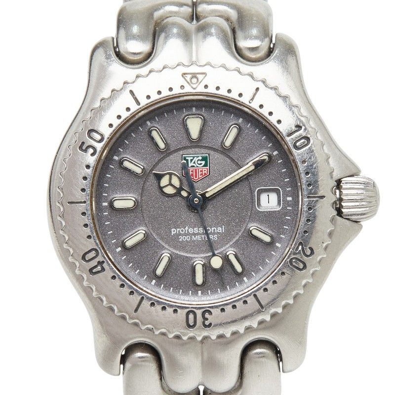 タグホイヤー プロフェッショナル セル 腕時計 WG1313-0 グレー シルバー ステンレススチール レディース TAG HEUER【214-69069】