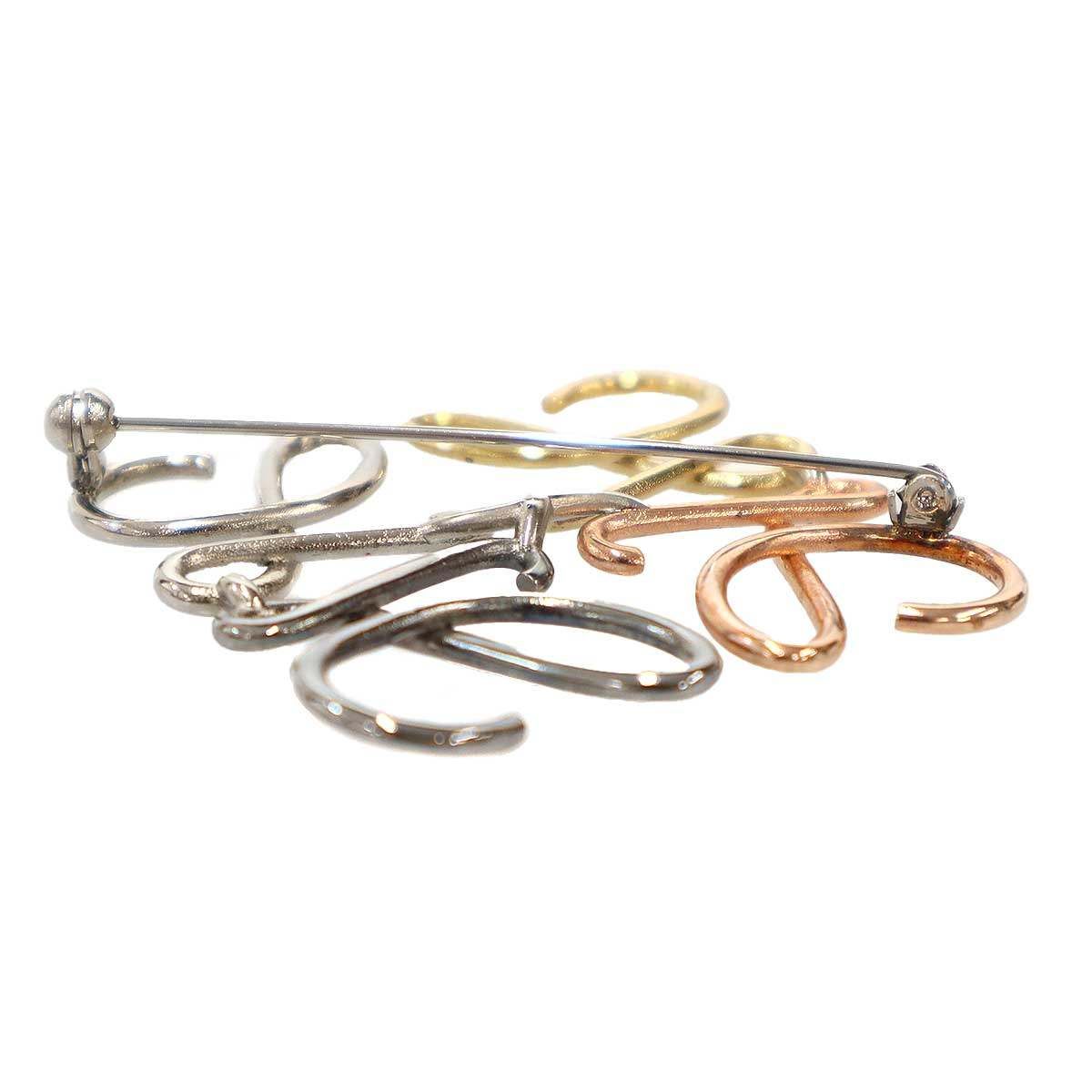 LOEWE ロエベ アナグラム ブローチ ミックス - メルカリ