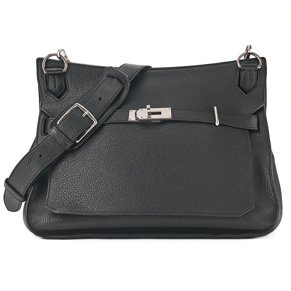 HERMES　エルメス　ジプシエール34　トリヨンクレマンス　ショルダーバック　黒（シルバー金具）ショルダーバッグ　ミニショルダーバッグ　レディースバッグ　トートバッグ 【中古】【送料無料】