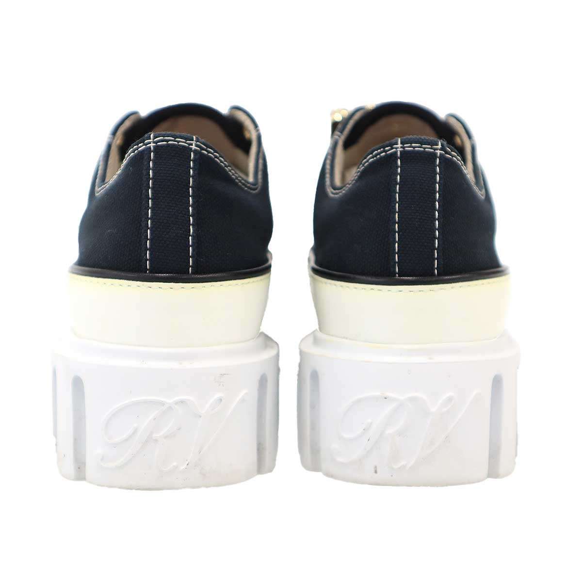Roger Vivier ロジェ ヴィヴィエ Canvas Go-Thick ビジューバックル