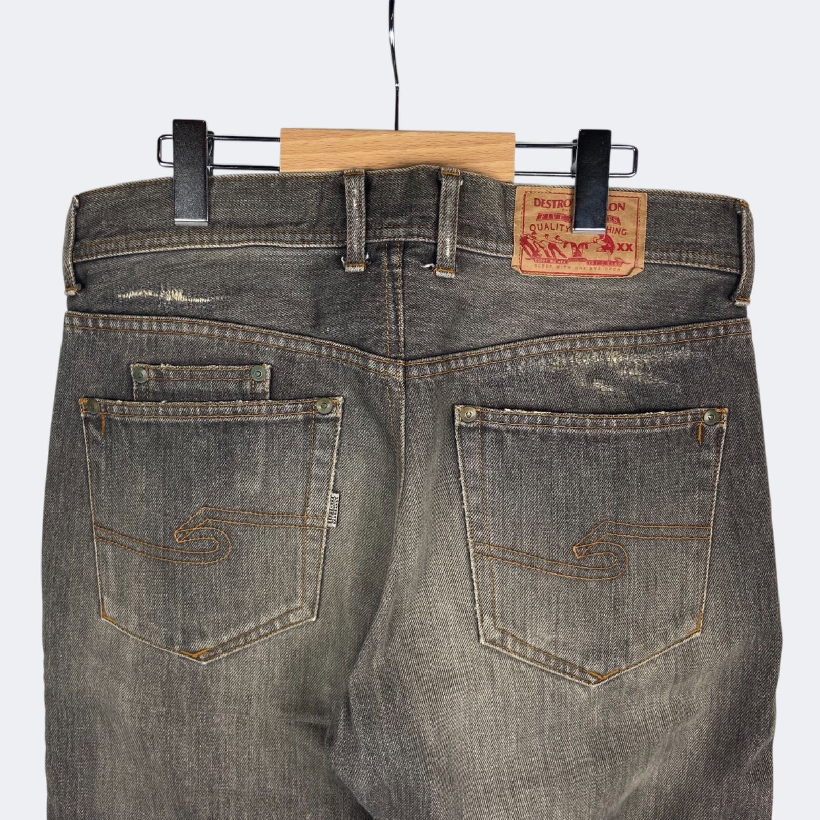 FIVE-O DUPPIES BLACK DENIM PANTS ファイブオー ダッピーズ ブラック 