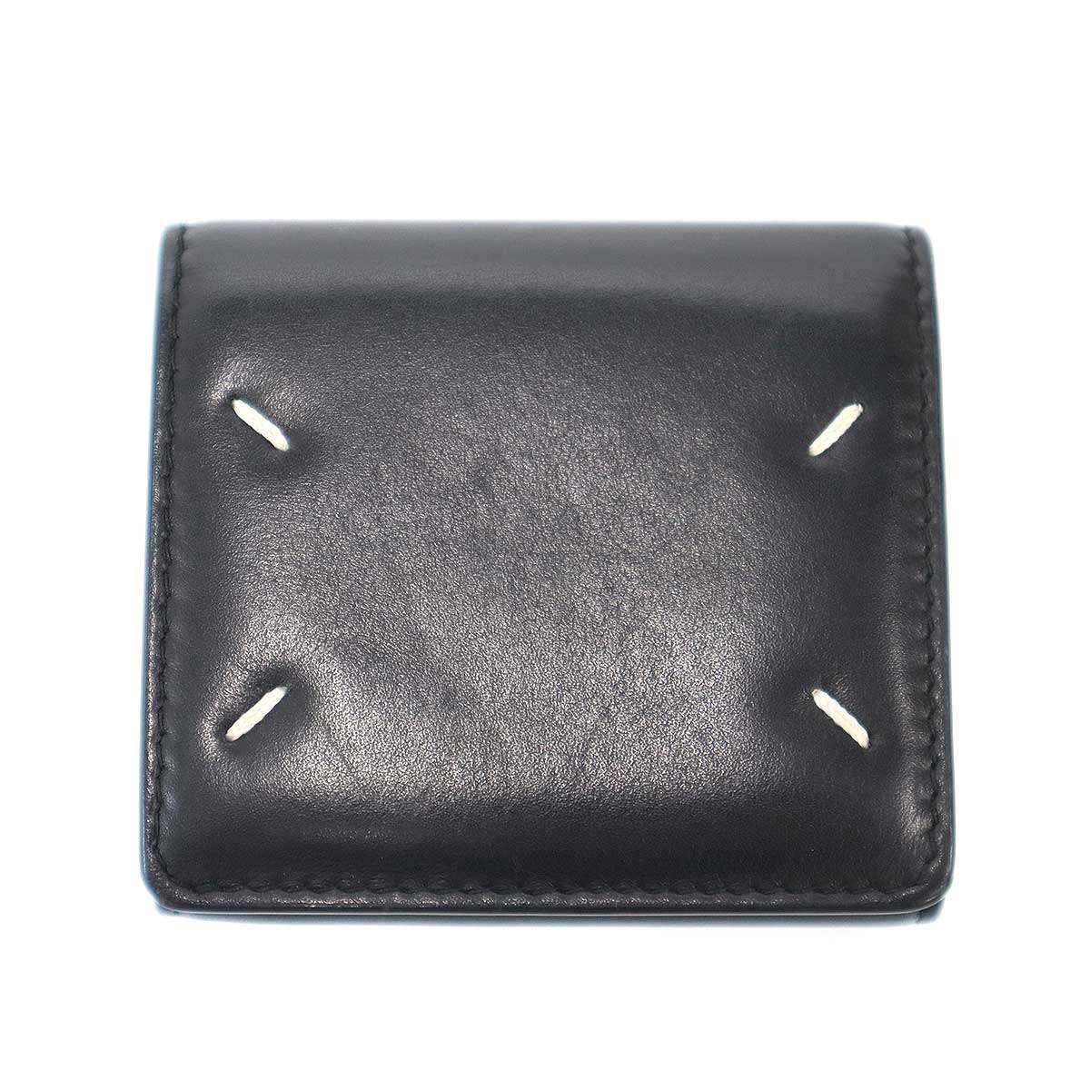 Maison Margiela 11 メゾン マルジェラ 21AW レザーコンパクトウォレット S56UI0150 ブラック 24,188円