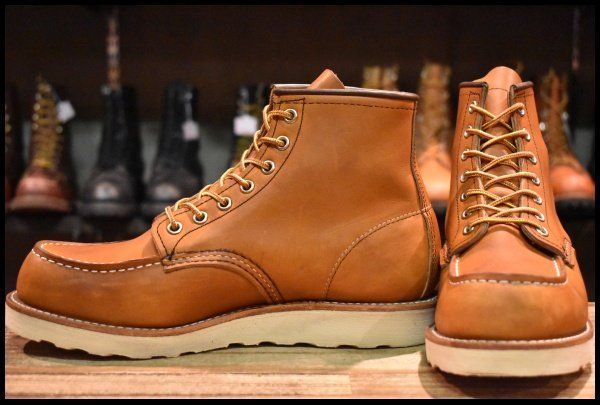【7.5D 美品 21年】レッドウィング 875 アイリッシュセッター 茶 オロレガシー モックトゥ レースアップ ブーツ redwing HOPESMORE【GE268】