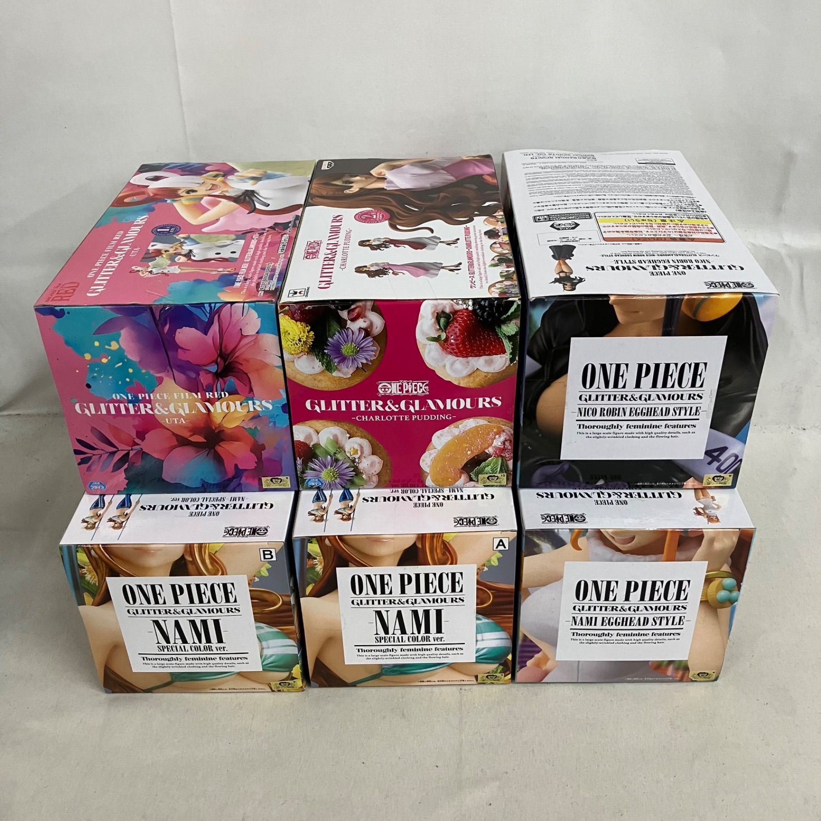 未開封 ワンピース GLITTER&GLAMOURS ナミ ロビン プリン ウタ 