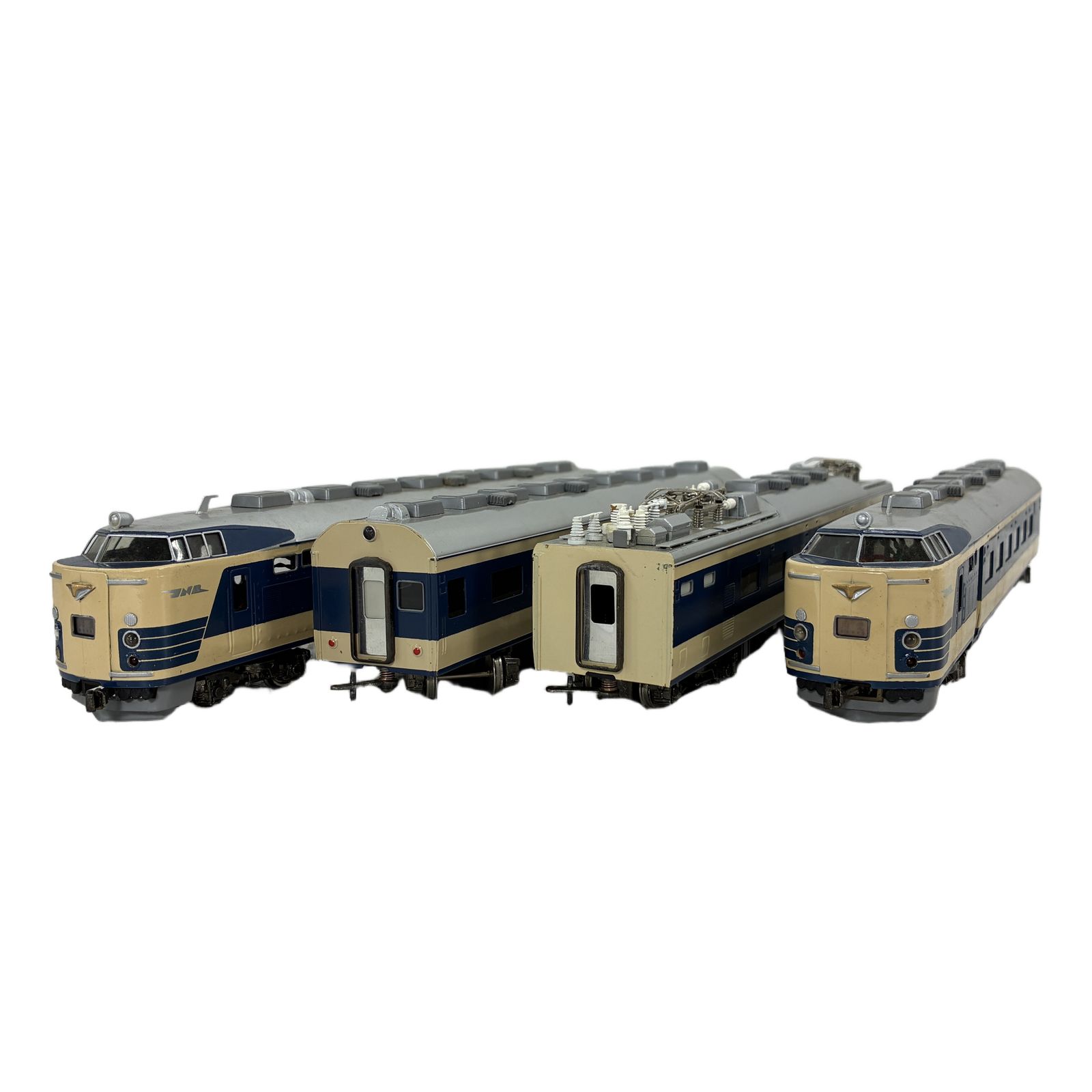 KTM 581系 寝台特急電車 4両セット カツミ 鉄道模型 HOゲージ 中古 W11182633