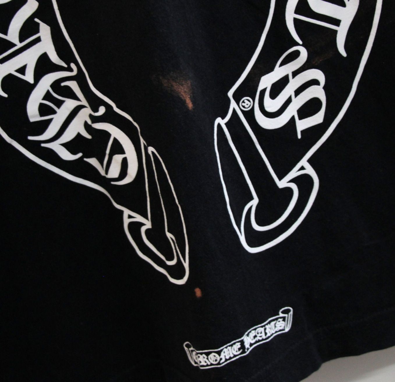 CHROME HEARTS 新宿店 クロムハーツ ホースシュー 袖フローラル ロンT