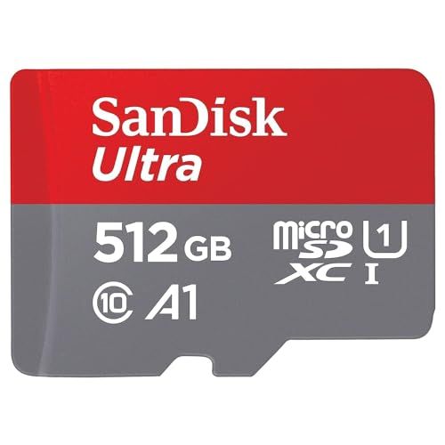 SanDisk UHS-I Class 10 Micro SD Card, 512 GB, Compatible wit