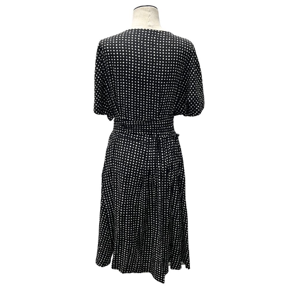 【美品】DIANEvonFURSTENBERG ラップワンピース ブラック 4 DIANE VON FURSTENBERG ダイアンフォンファステンバーグ 404-7146301