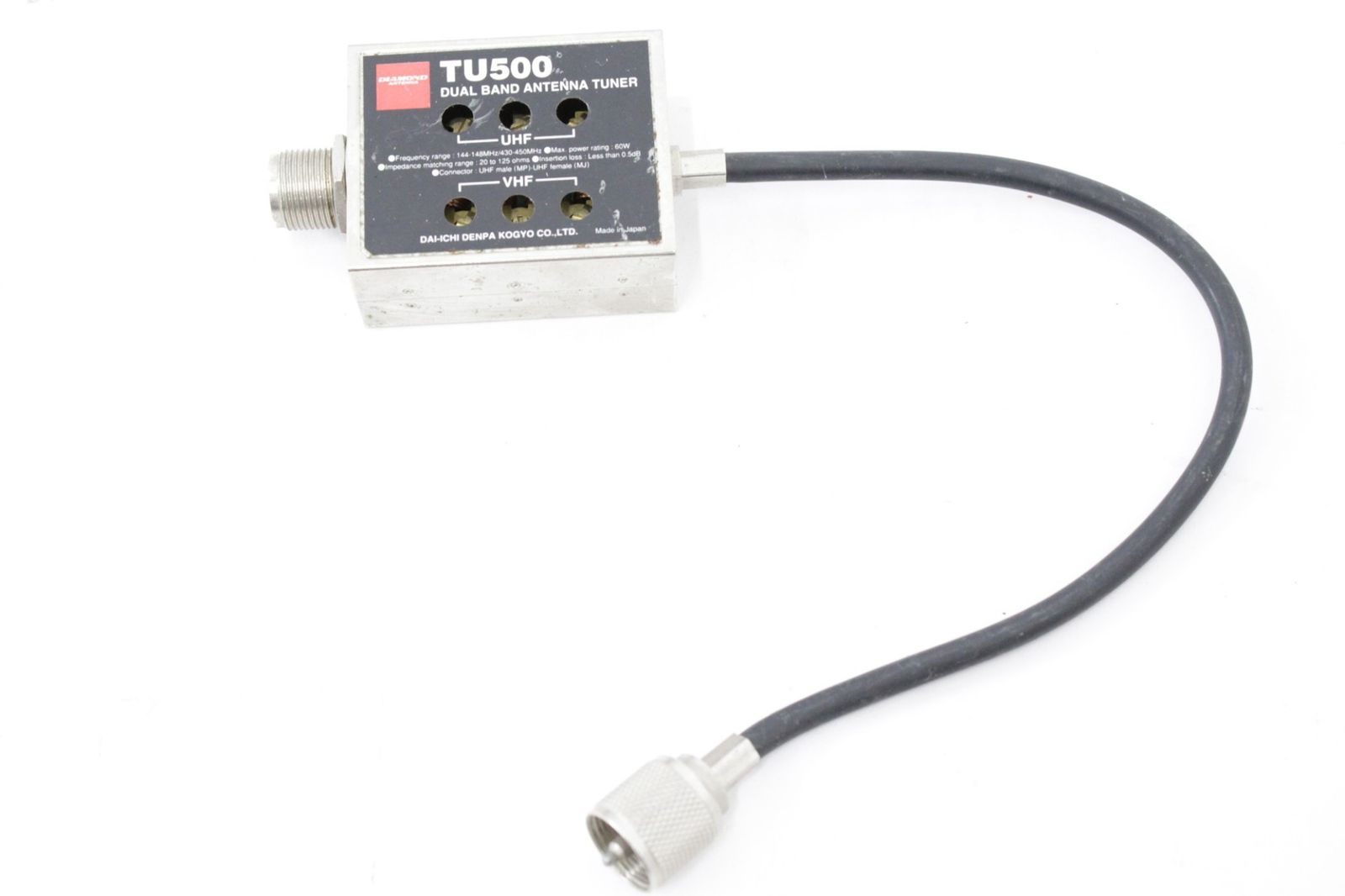 現状品 ダイヤモンド アンテナチューナー TU500 無線機 アマチュア DUAL BAND ITZA2ZWFUUL4-N02-byebye