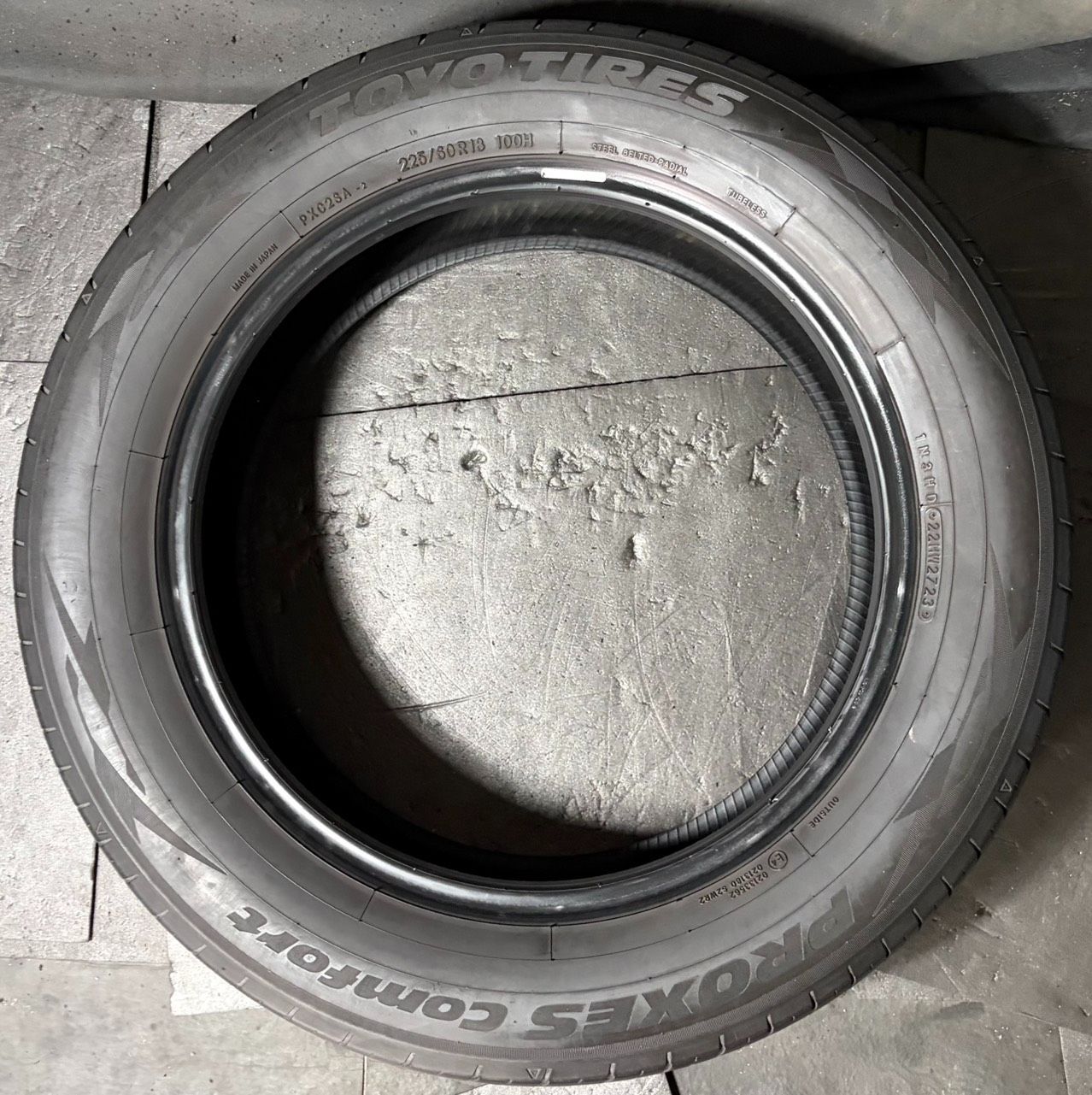 2023年製 約7.1～7.4分山 トーヨータイヤ TOYO TIRES プロクセス 