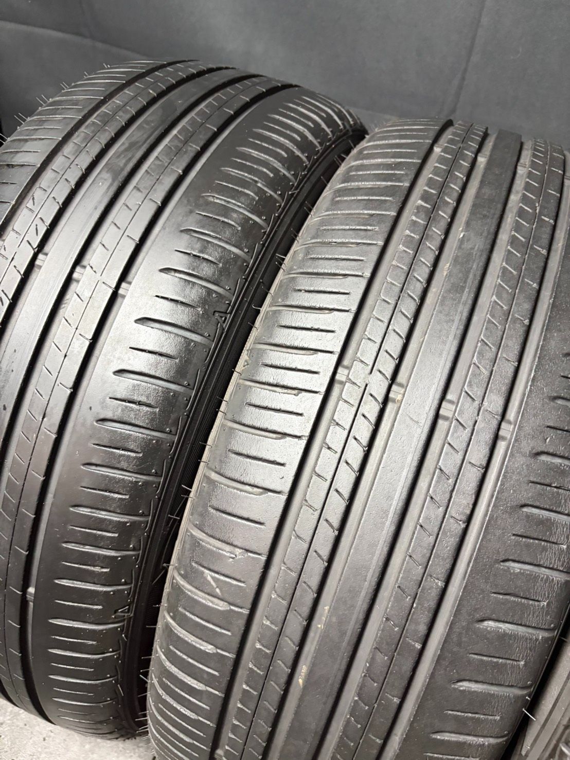 215-50R18 9-8.5分山 ダンロップ エナセーブEC300+ 2021年製 中古 