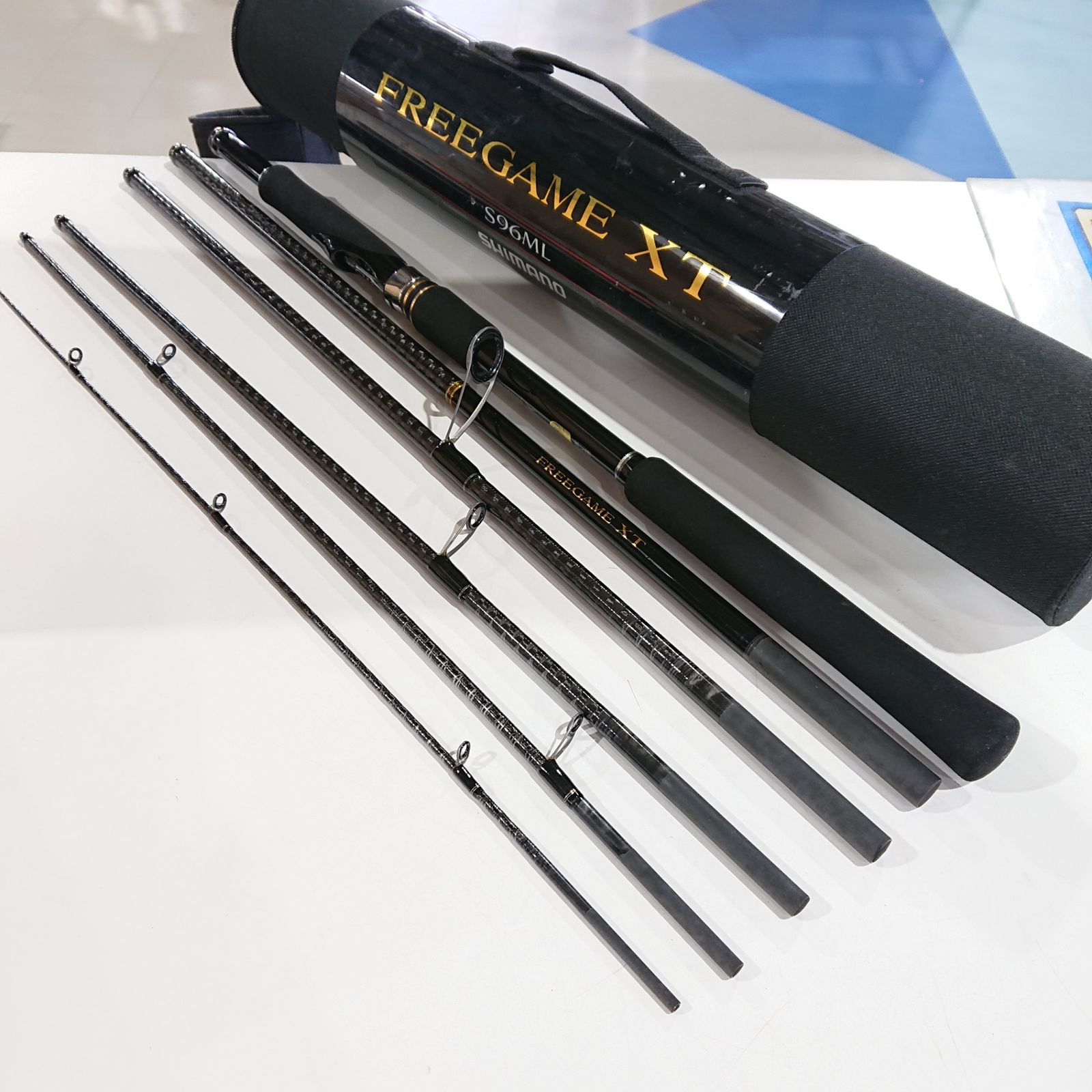シマノ　Shimano モバイルロッド　freegame XT S96ML