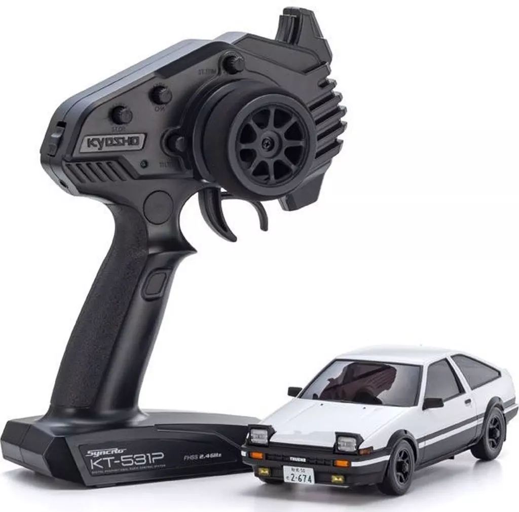 【中古】ラジコン トヨタ スプリンタートレノ AE86 「頭文字D」 ミニッツAWDシリーズ 2.4GHz仕様 [32651ID]
